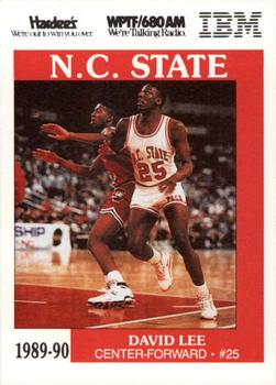 1989-90 NC State Wolfpack #NNO David Lee Front
