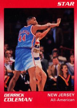 1990-91 Star Derrick Coleman Red - Glossy #6 Derrick Coleman Front