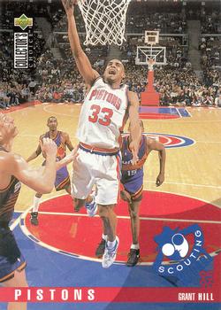 1995-96 Collector's Choice English II #118 Grant Hill Front