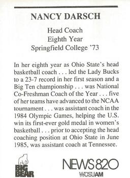 1992-93 Ohio State Buckeyes Women #3 Nancy Darsch Back
