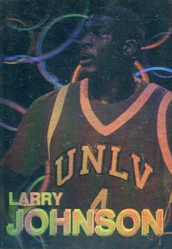 1992 Front Row Holograms #1 Larry Johnson Front
