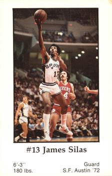 1979-80 Handy Dan San Antonio Spurs #NNO James Silas Front
