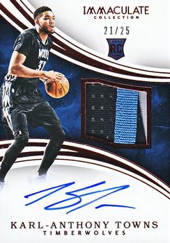 2015-16 Panini Immaculate Collection #101 Karl-Anthony Towns Front