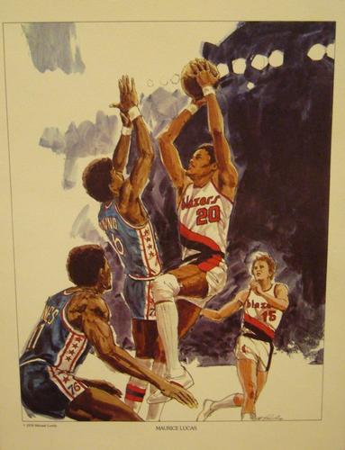 1978-79 Portland Trail Blazers Portfolio #5 Maurice Lucas Front