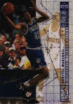 1994-95 Collector's Choice Japanese - Gold Signatures #387 Donyell Marshall Front