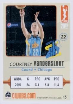 2016 Rittenhouse WNBA #13 Courtney Vandersloot Back