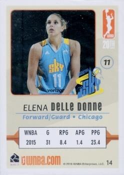 2016 Rittenhouse WNBA #14 Elena Delle Donne Back
