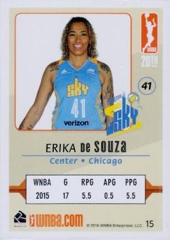 2016 Rittenhouse WNBA #15 Erika de Souza Back