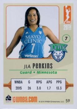 2016 Rittenhouse WNBA #59 Jia Perkins Back
