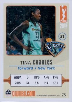2016 Rittenhouse WNBA #75 Tina Charles Back