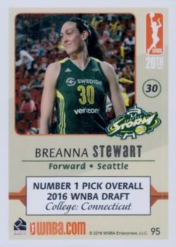 2016 Rittenhouse WNBA #95 Breanna Stewart Back