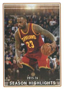 2016-17 Panini Stickers #2 LeBron James Front