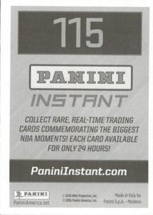 2016-17 Panini Stickers #115 C.J. Miles Back