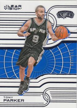2015-16 Panini Clear Vision - Blue #31 Tony Parker Front