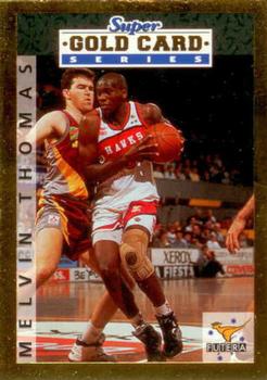 1993 Futera Australian NBL - Super Gold Card Series #5 Melvin Thomas Front