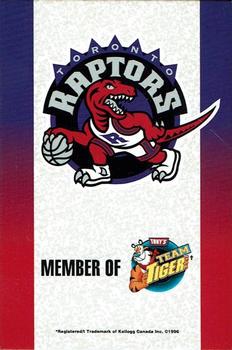 1996 Kellogg's Raptors Damon Stoudamire #NNO Damon Stoudamire Back