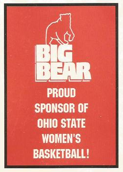 1993-94 Ohio State Buckeyes Women #NNO Big Bear Front