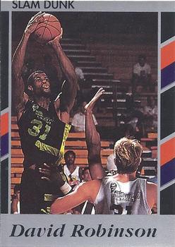 1990-91 Slam Dunk David Robinson (Unlicensed) #11 David Robinson Front
