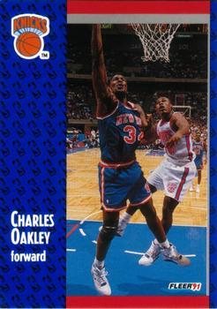 1991-92 Fleer - 3D Acrylic #138 Charles Oakley Front