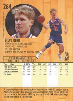 1991-92 Fleer - 3D Acrylic #264 Steve Kerr Back