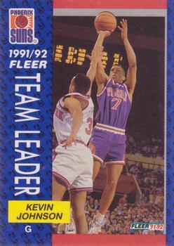 1991-92 Fleer - 3D Acrylic #392 Kevin Johnson Front
