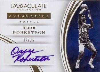 2015-16 Panini Immaculate Collection - Autographs #46 Oscar Robertson Front