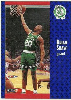 1991-92 Fleer Wheaties #4 Brian Shaw Front