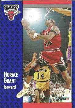 1991-92 Fleer Wheaties #10 Horace Grant Front
