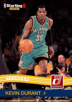 2010-11 Donruss - Starting 5 #KD Kevin Durant Front