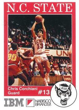 1990-91 NC State Wolfpack #NNO Chris Corchiani Front
