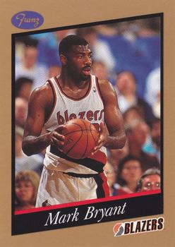 1991-92 Franz Portland Trail Blazers #7 Mark Bryant Front