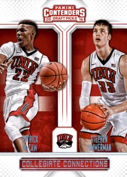 2016 Panini Contenders Draft Picks - Collegiate Connections #6 Patrick McCaw / Stephen Zimmerman Front
