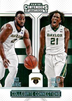 2016 Panini Contenders Draft Picks - Collegiate Connections #19 Rico Gathers / Taurean Prince Front