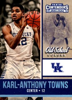 2016 Panini Contenders Draft Picks - Old School Colors #11 Karl-Anthony Towns Front
