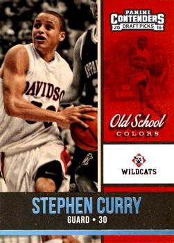 2016 Panini Contenders Draft Picks - Old School Colors #19 Stephen Curry Front