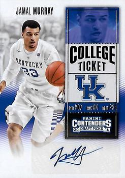 2016 Panini Contenders Draft Picks - College Ticket Autographs #103 Jamal Murray Front