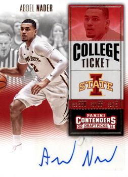 2016 Panini Contenders Draft Picks - College Ticket Autographs #178 Abdel Nader Front