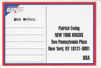 1995 French Sports Action Basket #NNO Patrick Ewing Back
