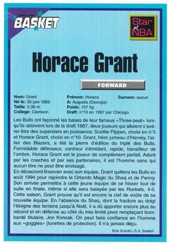 1995 French Sports Action Basket #NNO Horace Grant Back