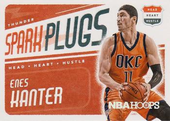 2016-17 Hoops - Spark Plugs #4 Enes Kanter Front