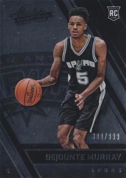 2016-17 Panini Absolute #199 Dejounte Murray Front
