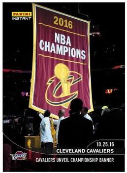 2016-17 Panini Instant NBA #16 Cleveland Cavaliers Front