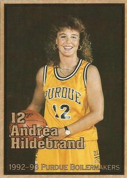 1992-93 Purdue Boilermakers Women #NNO Andrea Hildebrand Front