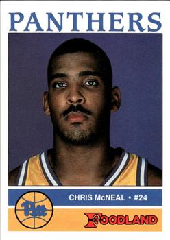 1990-91 Pittsburgh Panthers #NNO Chris McNeal Front