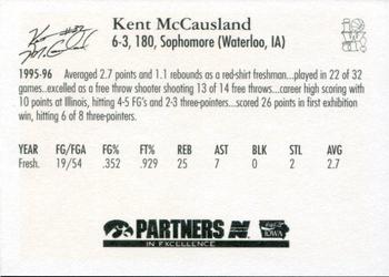 1996-97 Iowa Hawkeyes #NNO Kent McCausland Back