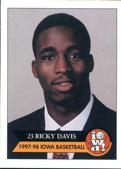 1997-98 Iowa Hawkeyes #3 Ricky Davis Front