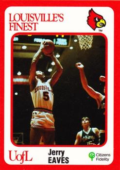 1988-89 Louisville Cardinals Collegiate Collection #152 Jerry Eaves Front