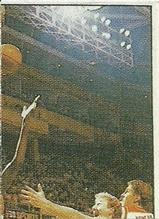 1989 KOS/JEZ Yugoslavian Stickers #91b Atlanta Hawks vs Boston Celtics Playoffs Front