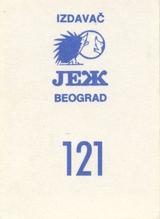 1989 KOS/JEZ Yugoslavian Stickers #121 Dominique Wilkins Back