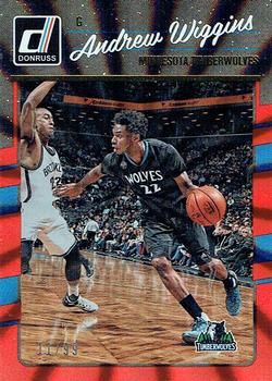 2016-17 Donruss - Red Holo Laser #125 Andrew Wiggins Front